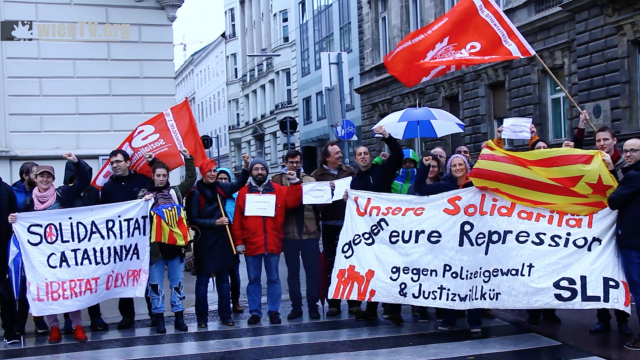 Solidarität mit der katalanischen Bevölkerung! - wienTV.org
