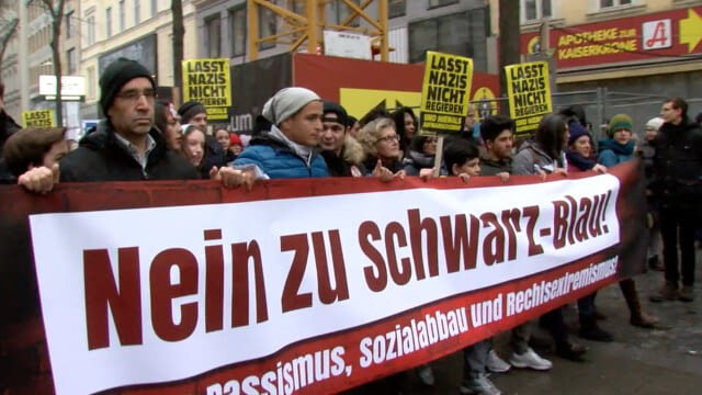 Großdemo gegen Schwarz-Blau! - High Five