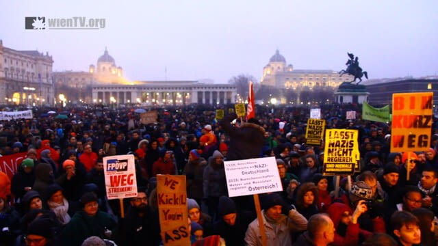Großdemo & Neujahrsempfang in Wien - wienTV.org