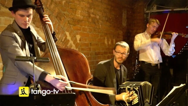 Kristoff Becker Rote Bar - Ensemble SKDK im Fania Live - En Re Menor Milonga in Madrid - Pavol Dubina in Gießhübl - tango-tv
