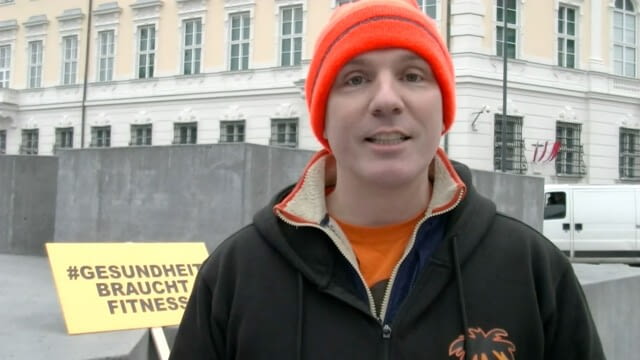 Fitness-Ausfallsschritte am Ballhausplatz - High Five