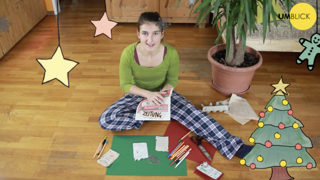 Weihnachtskarten DIY aus selbstgeschöpftem Papier - Wie funktioniert Papierrecycling eigentlich? - Umblick - Gemeinsam daheim