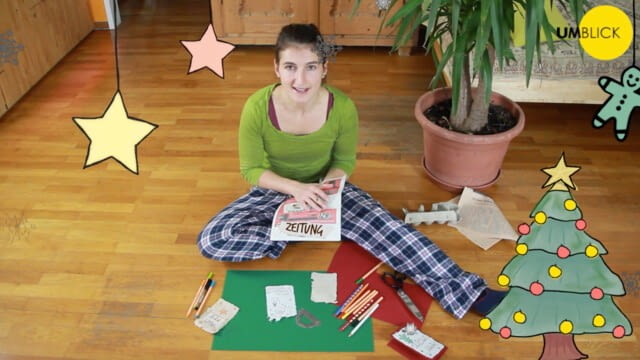 Weihnachtskarten DIY aus selbstgeschöpftem Papier - Wie funktioniert Papierrecycling eigentlich? - Umblick - Gemeinsam daheim
