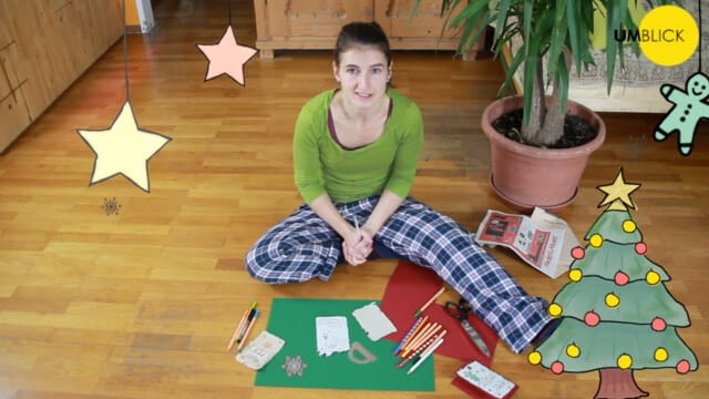 Weihnachtskarten DIY aus selbstgeschöpftem Papier - Wie funktioniert Papierrecycling eigentlich? - Umblick - Gemeinsam daheim