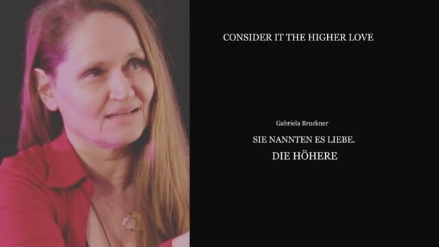 Sie nannten es Liebe. Die Höhere / Consider it the higher love. - ZENTRAL