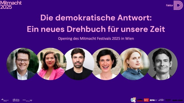 Opening des Mitmacht Festivals 2025 in Wien - Jukebox