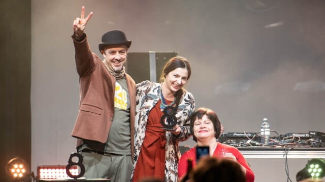 Okto-Awards an Perspektivenwechsel und Delete TV - 20 JAHRE OKTO. gemeinsam strahlen.