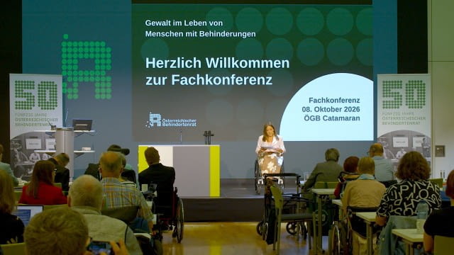 Die Fachkonferenz des Österreichischen Behindertenrats am 8. Oktober 2026 im ÖGB Catamaran beleuchtete bestehende Herausforderungen und Risiken, diskutierte Präventions- und Schutzmaßnahmen und zeigt konkrete Handlungsmöglichkeiten auf, um Menschen mit Behinderungen ein Leben frei von Gewalt zu ermöglichen.