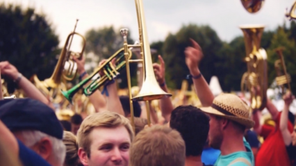 Posterframe von Woodstock der Blasmusik 2015