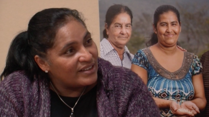 Posterframe von Frauenkooperativen in Nicaragua