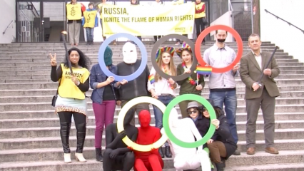 Posterframe von Menschenrechte in Russland