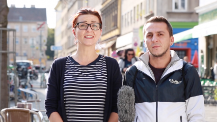 Posterframe von Okto wird laut!: Ewa Dziedzic & Yavuz Kurtulmus