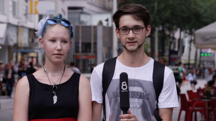 Posterframe von Okto wird laut!: Rucie Zelnicek und Simon Behr