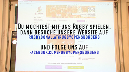Posterframe von Indimaj إندماج: Rugby Opens Borders