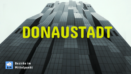 Posterframe von Bezirke im Mittelpunkt: Donaustadt