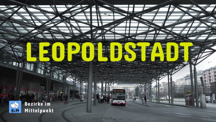 Posterframe von Bezirke im Mittelpunkt: Leopoldstadt