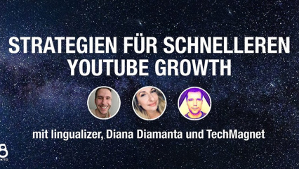 Posterframe von Strategien für schnelleren Youtube Growth