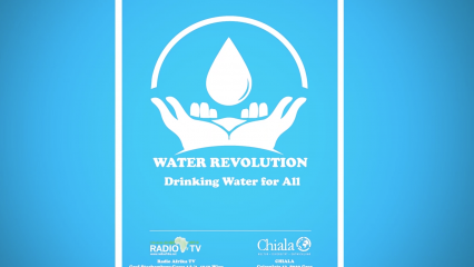 Posterframe von Wasser-Revolution in Afrika