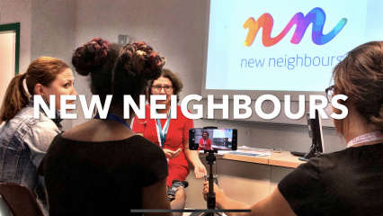 Posterframe von New Neighbours in Community Media
