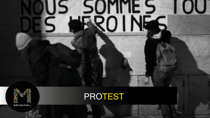 Posterframe von Mosaik: Protest