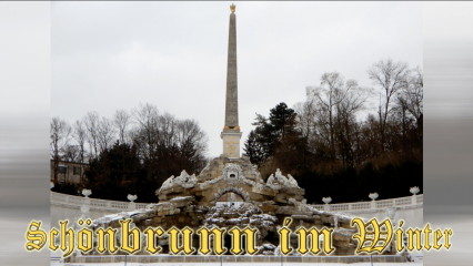 Posterframe von Der kleine Stadtstreicher: Schönbrunn im Winter