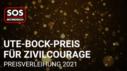 Posterframe von Ute-Bock-Preisverleihung 2021