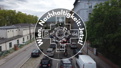 Posterframe von Wien. Nachhaltigkeit. Jetzt!: Urbane Mobilität