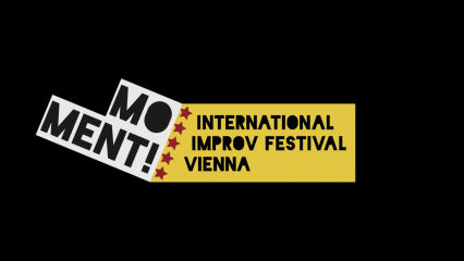 Posterframe von MOMENT! 9th International Improv Festival Vienna 2021