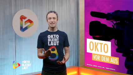 Posterframe von Okto bleibt laut: Robert Tecklenburg, Sendereihe Go Queer