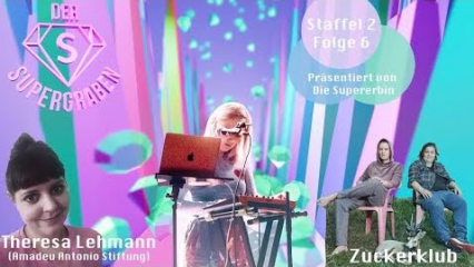 Posterframe von Der Supergraben: Zuckerklub & Peitsche - Theresa Lehmann & Zuckerklub