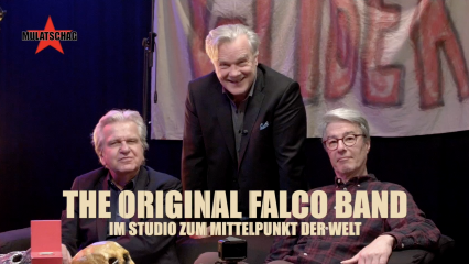 Posterframe von Mulatschag: THE ORIGINAL FALCO BAND IM STUDIO ZUM MITTELPUNKT DER WELT