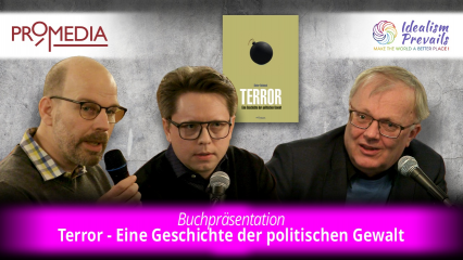 Posterframe von Idealism Prevails - Unabhängige Medienplattform: Buchpräsentation "Terror - Eine Geschichte der politischen Gewalt" mit Autor D. Reinisch & Lohlker