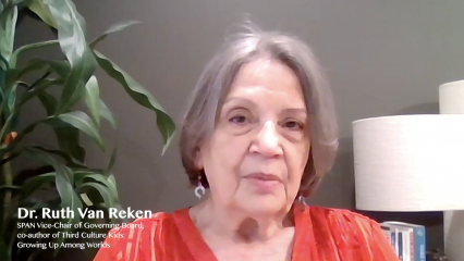 Posterframe von Connecting Cultures with Weirong Li: Dr. Ruth Van Reken - Christmas Special