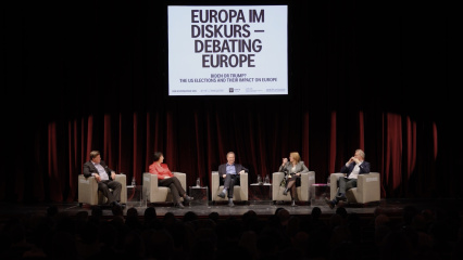 Posterframe von Europa im Diskurs - Debating Europe: Biden oder Trump? Die US-Wahlen und deren Auswirkungen auf Europa