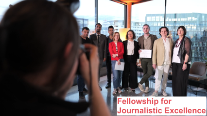 Posterframe von oktoSCOUT: Fellowship for Journalistic Excellence
