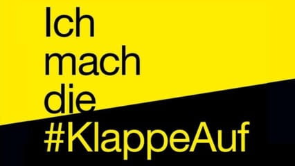#KlappeAuf