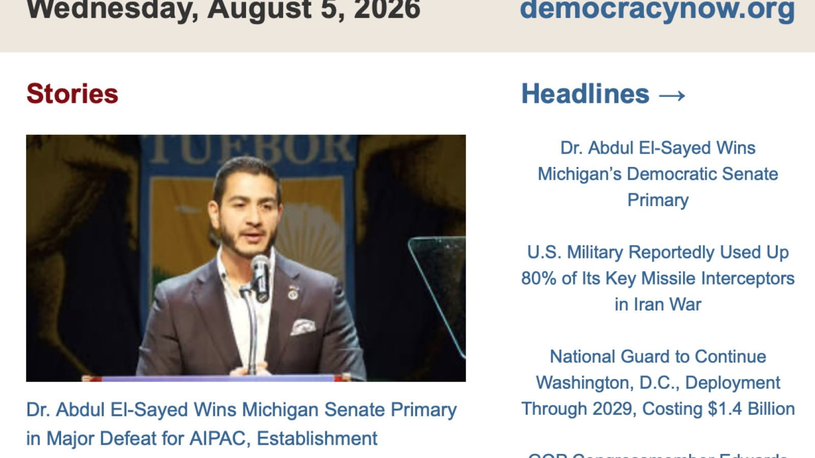 DEMOCRACY NOW!